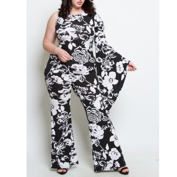 floral kimono jumpsuit